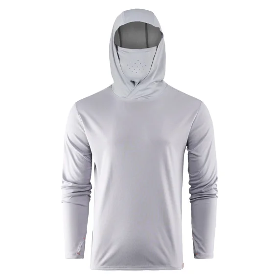 Grundéns Tough Sun Masked Hoodie Mist Endast idag