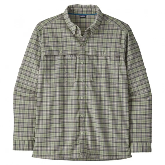 Patagonia M's Early Rise Stretch Shirt On the Fly: Salvia Green Begränsat erbjudande