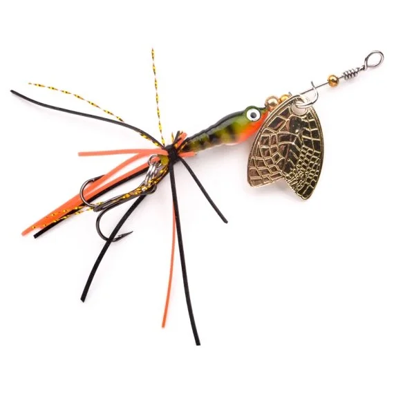 Nedsatt pris Spro Larva Mayfly Micro Spinner 5cm, 4g - Perch