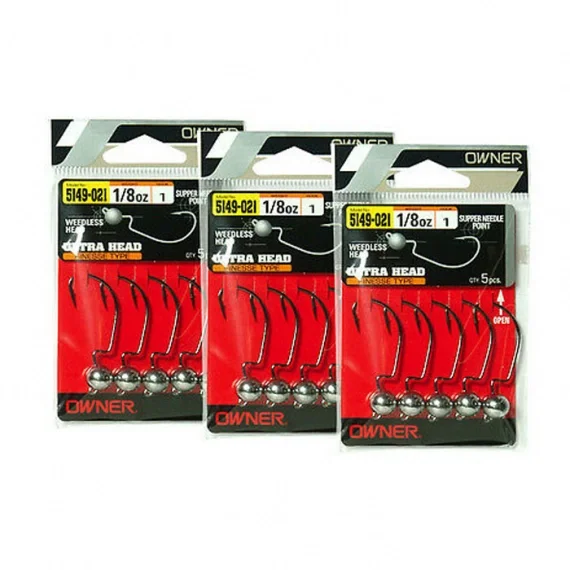 Kundfavorit Owner Ultra Head Finesse Style Offset (5-Pack)