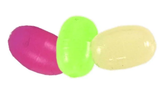 Kampanj Owner Beads 6mm, glow/green, soft, 22st