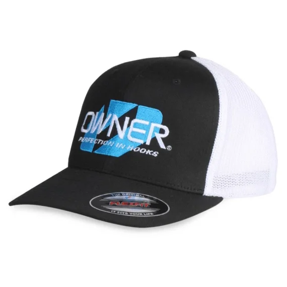 Owner Cap Flexfit Trucker - Black / White Utförsäljning