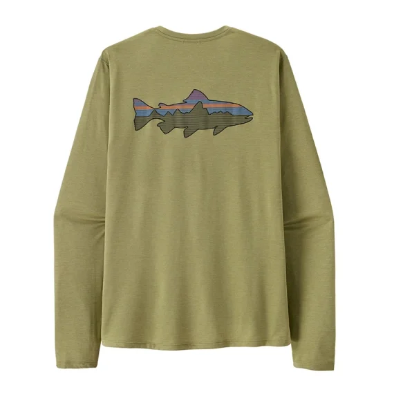 Patagonia M's L/S Cap Cool Sun Shirt Fitz Roy Trout GGNX Fynd