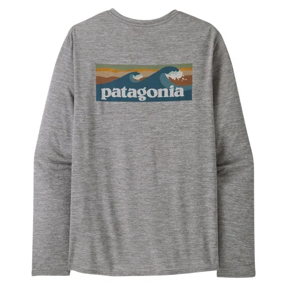 Populärt val Patagonia M's L/S Cap Cool Daily Graphic Shirt Waters BLAF