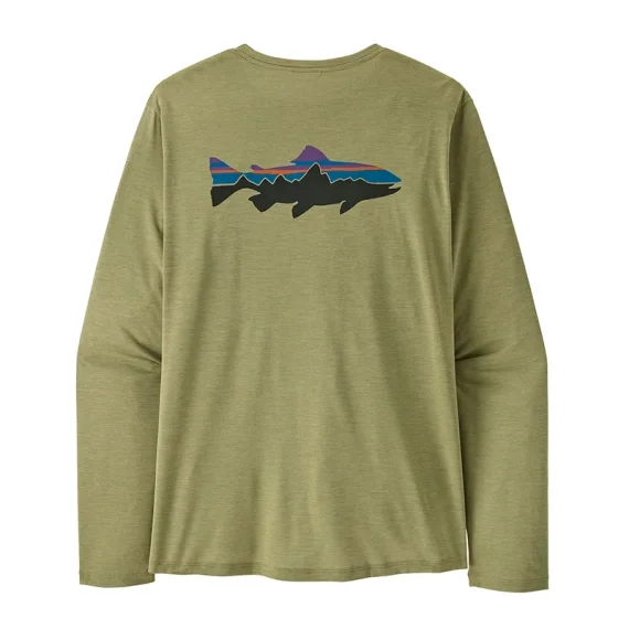 Kampanj Patagonia M's L/S Cap Cool Daily Shirt Fitz Roy Trout GGNX