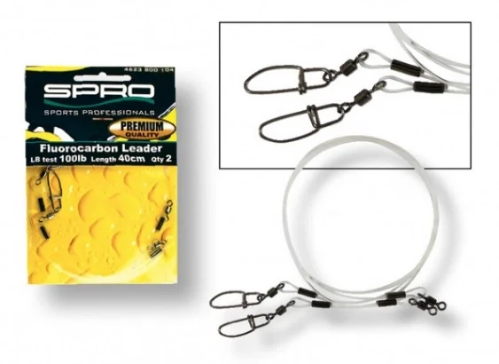 Spro Fluorocarbon Tafsar 2-pack Erbjudande