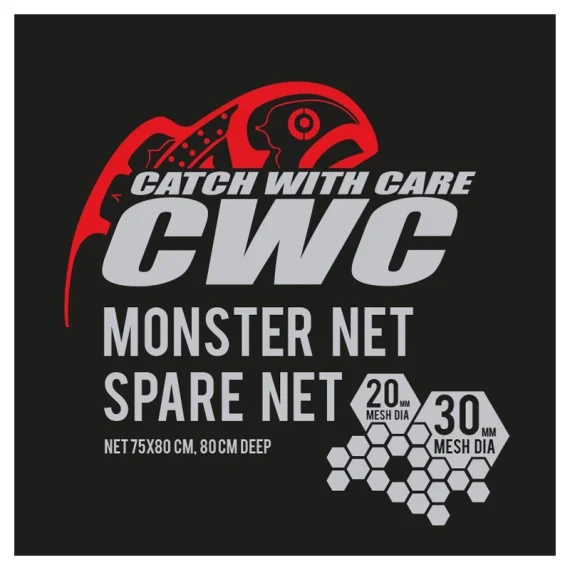 CWC Monster 80cm, D20/D30 Spare Net Sänkt pris