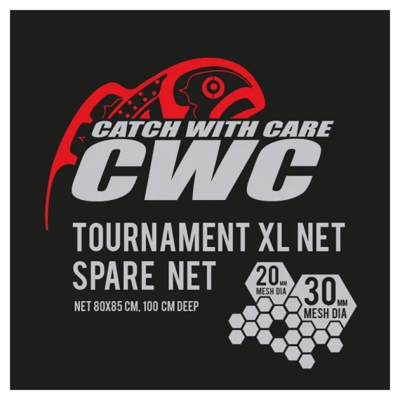 Fri frakt CWC Tournament XL 100cm, D20/D30 Spare Net