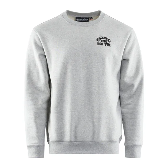 Grundéns 1926 Crew Sweatshirt Athletic Heather Handla nu