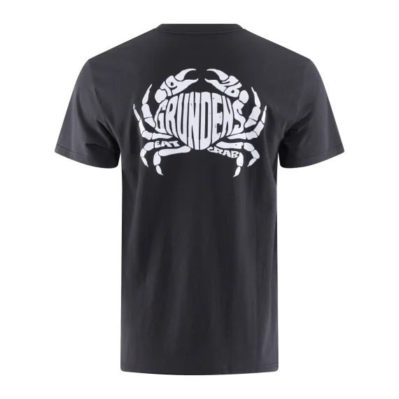 Grundéns Eat Your Words HD Pocket Tee Black Crab Graphic Populär