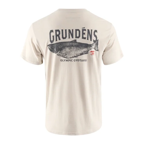Snabb frakt Grundéns Gyotaku SS T-Shirt Bone Heather Chinook