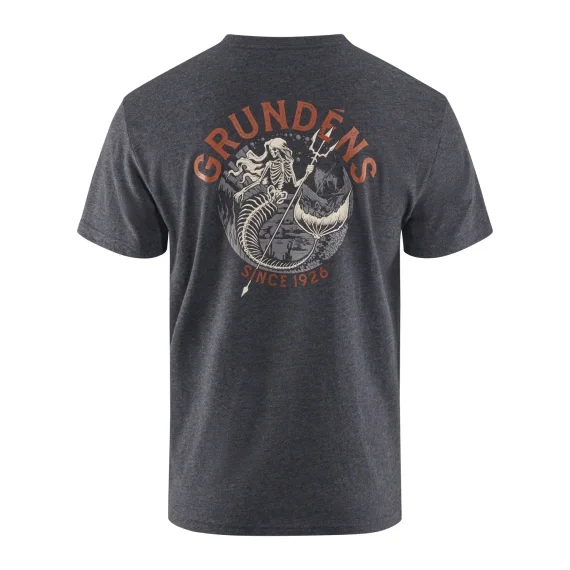 Grundéns Dead Reckoning SS T-Shirt Heather Charcoal Snabb leverans