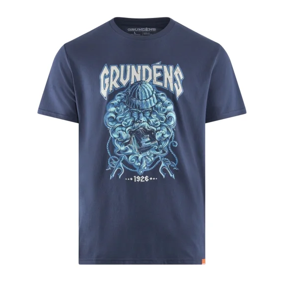 Grundéns Njord SS T-Shirt Dark Navy Lågt pris