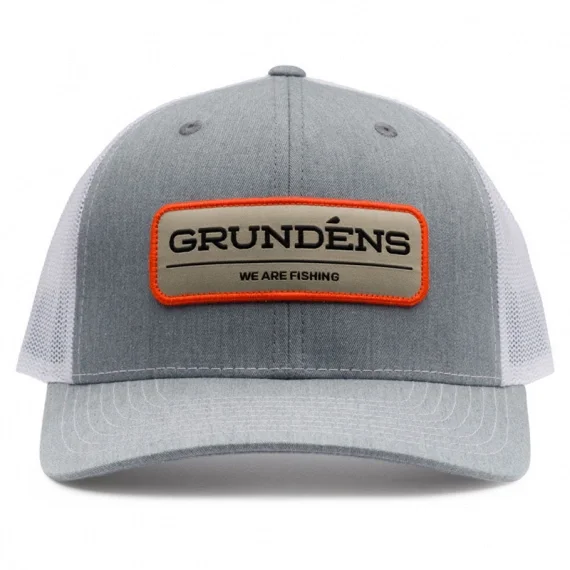 Kampanj Grundéns We Are Fishing Trucker Heather Grey/White