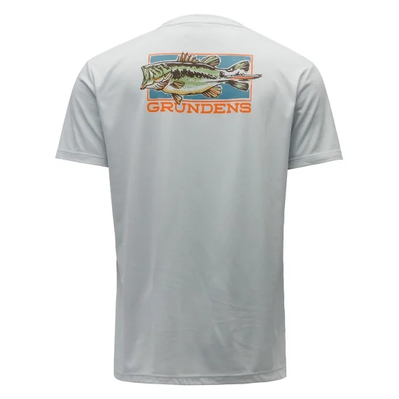 Grundéns Off to the Races SS Tech Tee Grey Mist I lager