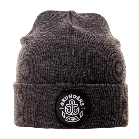 Grundéns Watchhouse Beanie Anchor, Black Heather Säker betalning
