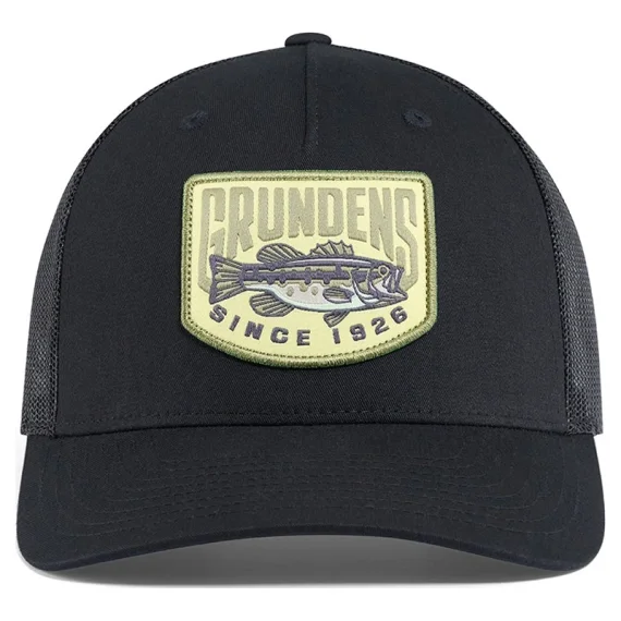Grundéns Bass Patch Trucker Black Utförsäljning