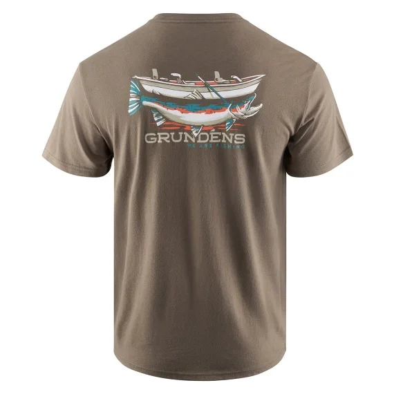 Erbjudandepris Grundéns Drift Boat SS T-Shirt Otter