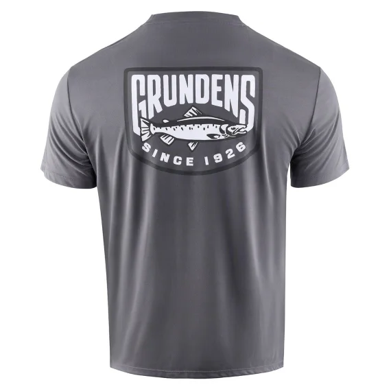 Snabb frakt Grundéns King Salmon SS Tech Tee Anchor
