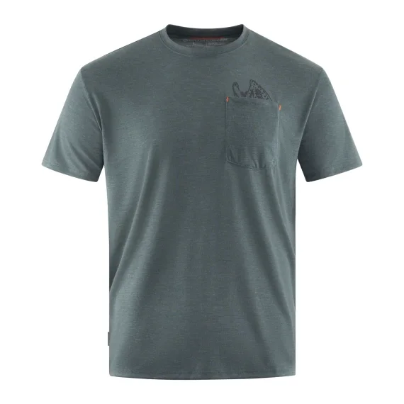 Grundéns Species Pocket Tee Deep Forest Heather Billig