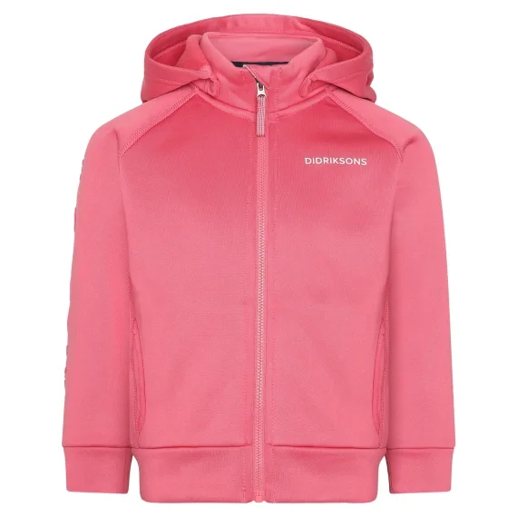 Nyhet Didriksons Corin Kids Full-Zip Dusty Azalea
