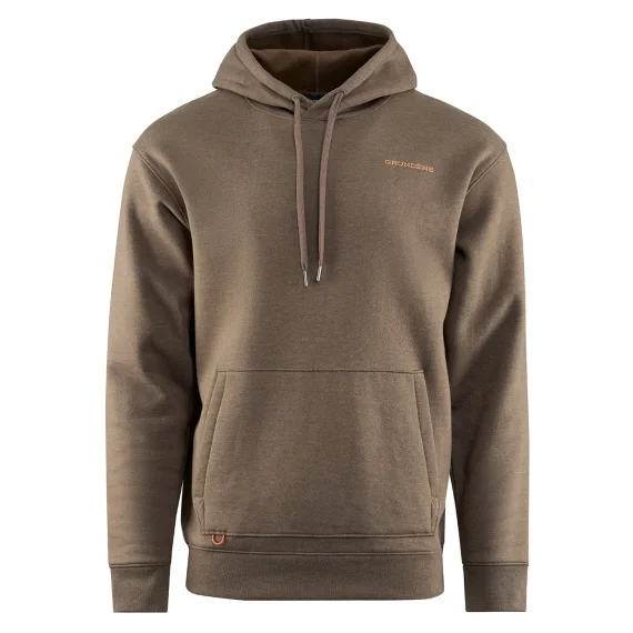 Grundéns Displacement DWR Hoodie Anchor Otter Heather Bästa pris