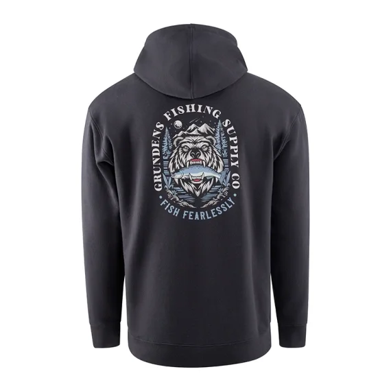 Begränsat antal Grundéns Bear Essentials Hoodie Black