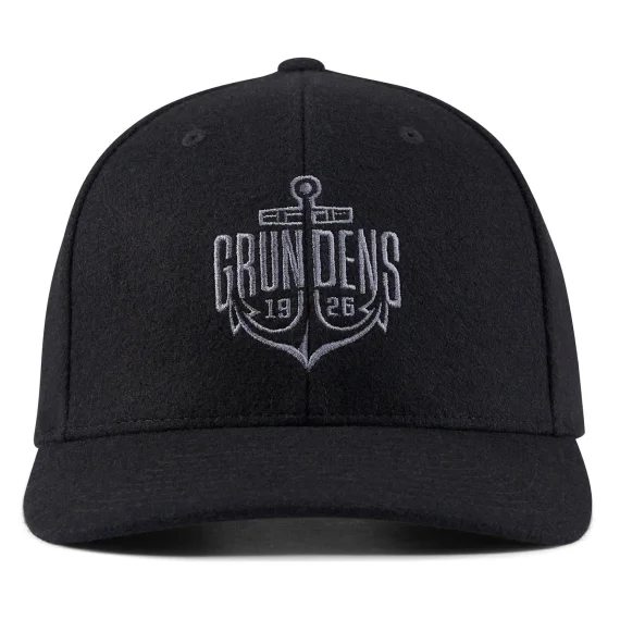 Fynd Grundéns Logo Anchor Wool Trucker Black