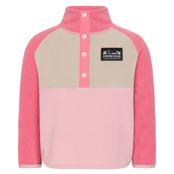 Lägg i varukorgen Didriksons Monte Kids Half Button Dusty Azalea