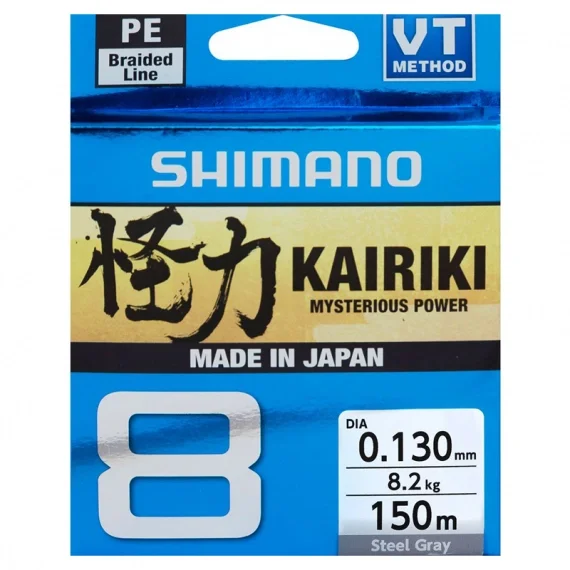 Sista chansen Shimano Kairiki 8, 150m Steel Gray