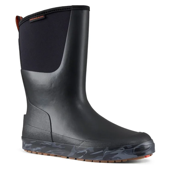 Fri frakt Grundéns 12 Inch Deck Boot Blackbeard