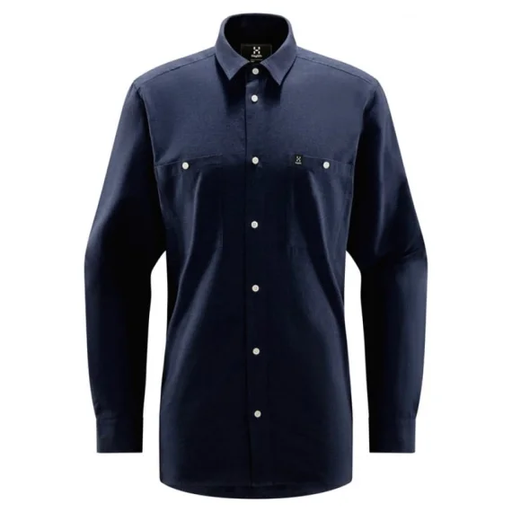 Fynd Haglöfs Curious Hemp Shirt Men Tarn Blue