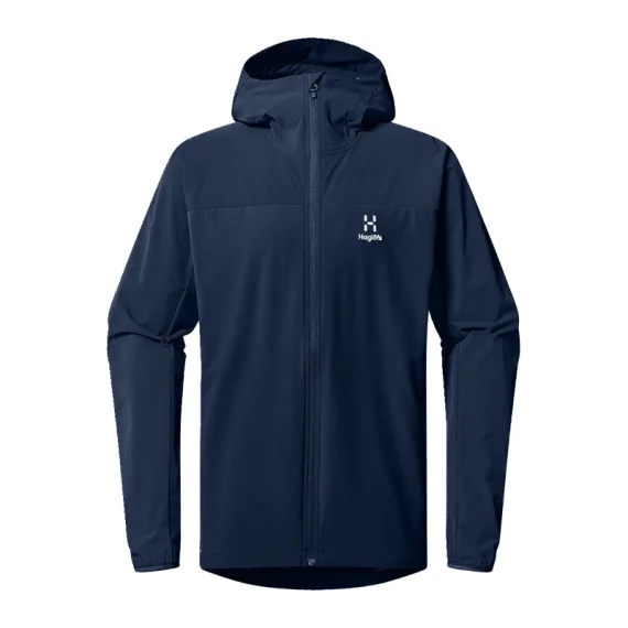 Erbjudande Haglöfs Move Softshell Hood Men Tarn Blue