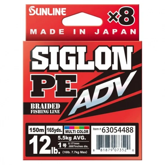 Handla nu Sunline Siglon PE ADV (x8) 150m Multi Color