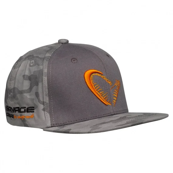 Savage Gear Flex Fit Camo Cap, Camo/Grey Outlet