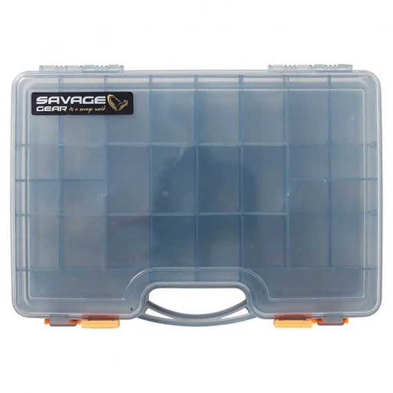 Snabb leverans Savage Gear Lurebox 2 Sided Smoke Large 29.5x20.5x6.2cm