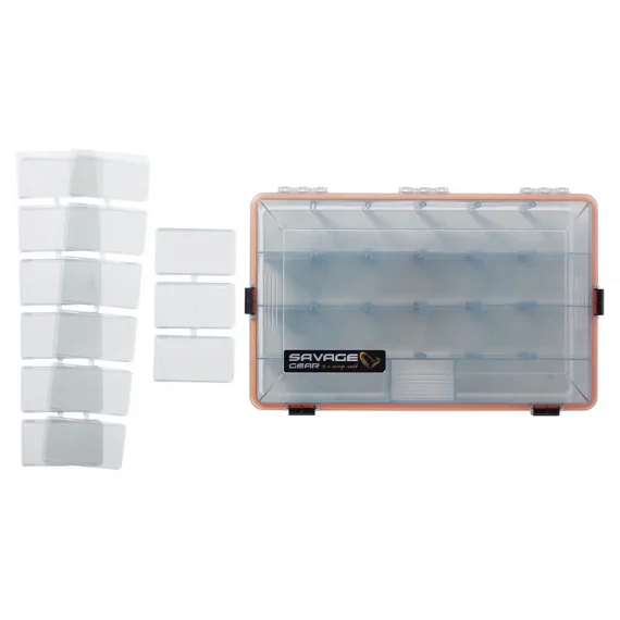 Fynd Savage Gear WP Lurebox 6B Smoke 35.5x23x9.2cm