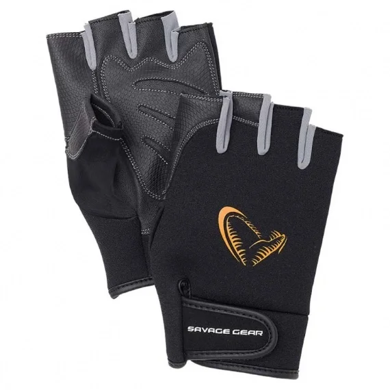 Kampanjpris Savage Gear Neoprene Half Finger, Grey