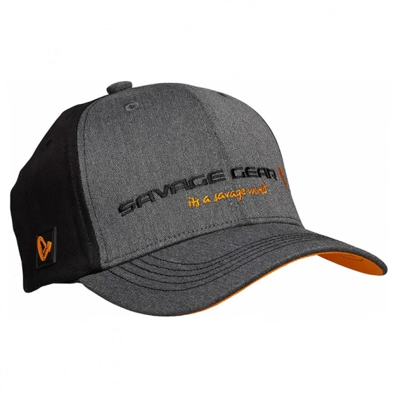 Savage Gear Strike Cap Onesize Grey Melange/Black Kampanj