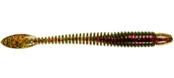 Ribster 7,5cm, Watermelon Red Flake - 12pack Snabb frakt