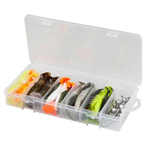 Premium Savage Gear Cannibal Shad Kit 6.8cm & 8cm Mixed Colors 36pcs