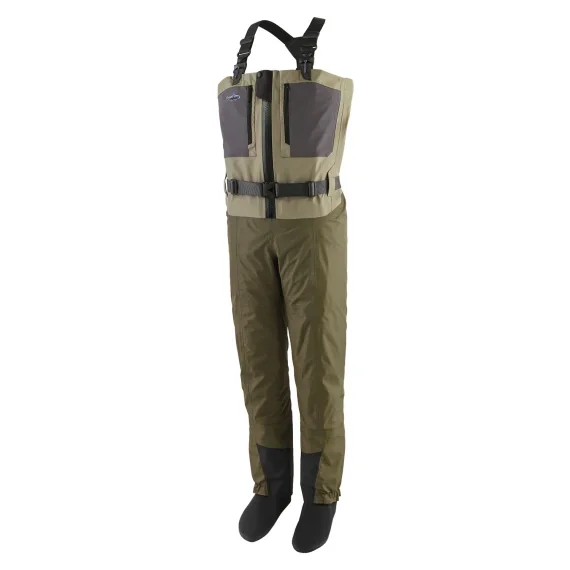 Patagonia M's Swiftcurrent Traverse Zip Front Waders River Rock Green Bästa pris