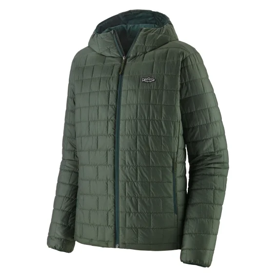 Endast denna vecka Patagonia M's Nano Puff Fitz Roy Trout Hoody OLGG
