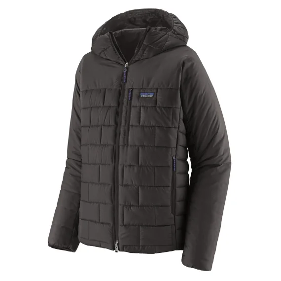 Patagonia M's Hi-Loft Nano Puff Hoody Black I lager