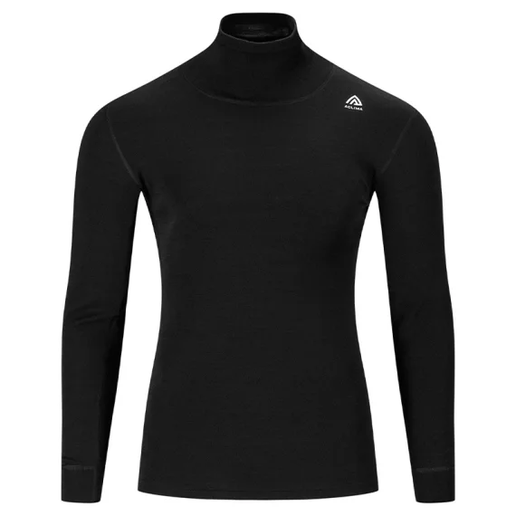 Köp nu Aclima WarmWool Roll Neck M's Jet Black