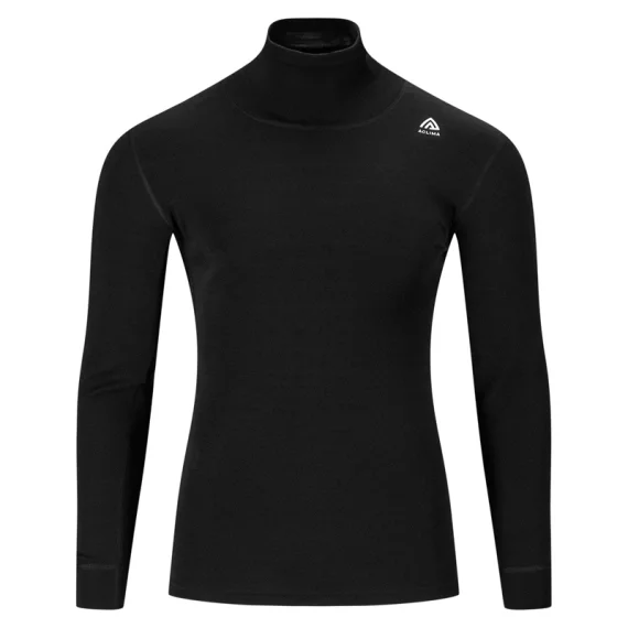 Aclima FleeceWool V2 Polo w/ zip M's Jet Black Beställ nu