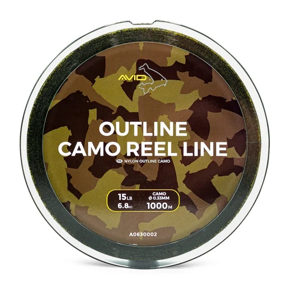 Avid Outline Camo Braided Carp Mainline Utförsäljning