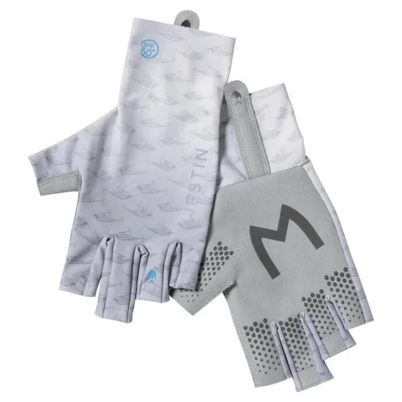 Handla nu Westin Solar UPF Half Finger Glove Grey