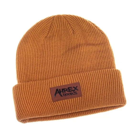 Ahrex Suede Patch Beanie Mustad Billigare