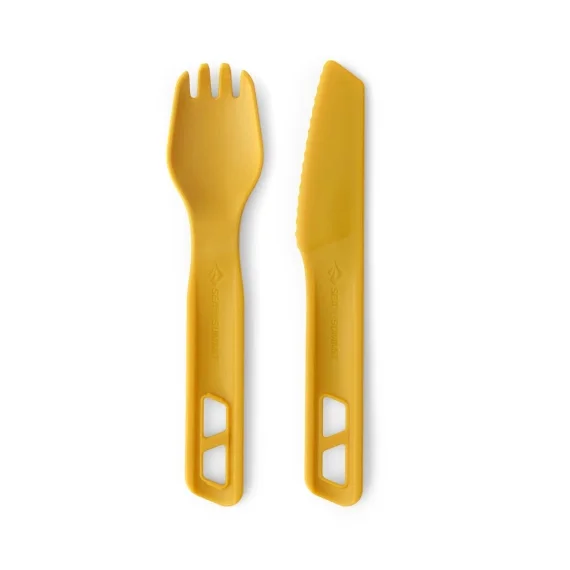 Endast denna vecka Sea To Summit Passage Cutlery Set 2pcs Yellow